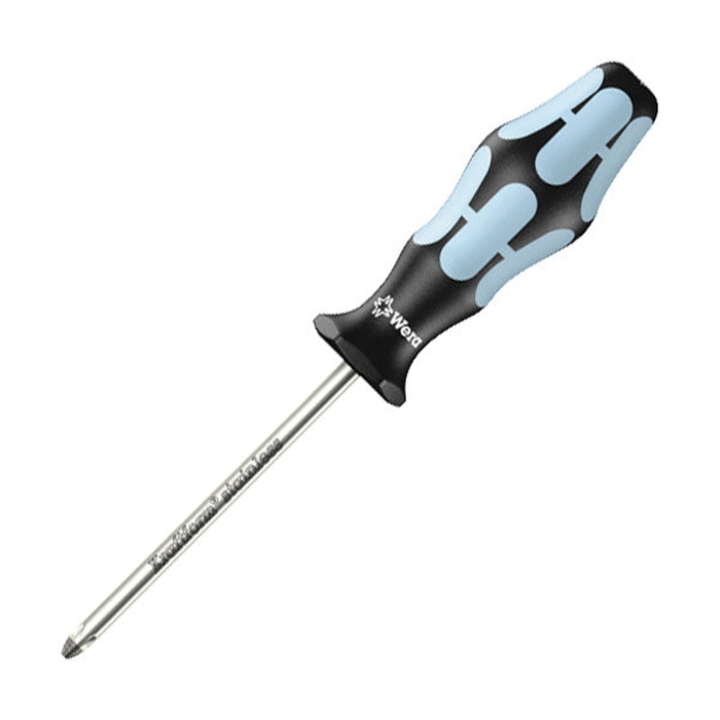 Wera 3355 Screwdriver PZ2/100 Kraftform Stainless