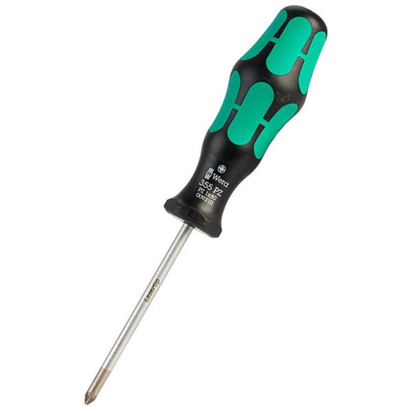 Wera 355PZ Screwdriver PZ2/100 Kraftform Plus