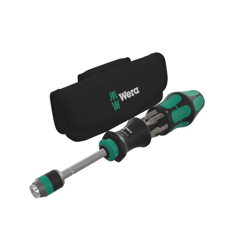 Wera Kraftform Kompakt 20 SL/PH/PZ/Pouch 8 Piece