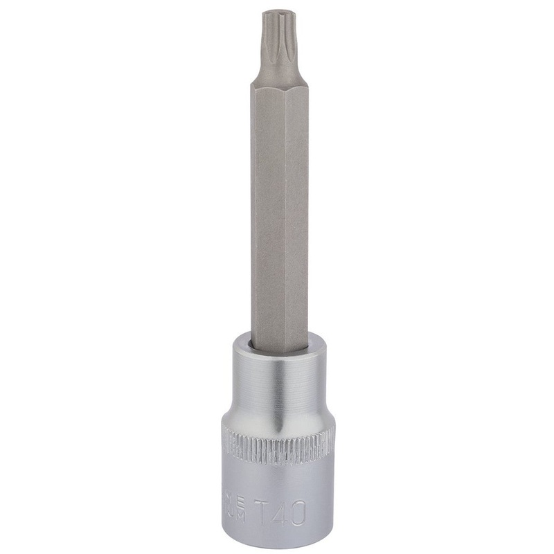 Draper 16313 TX-STAR Socket Bit, 1/2" Sq. Dr., T40 x 100mm