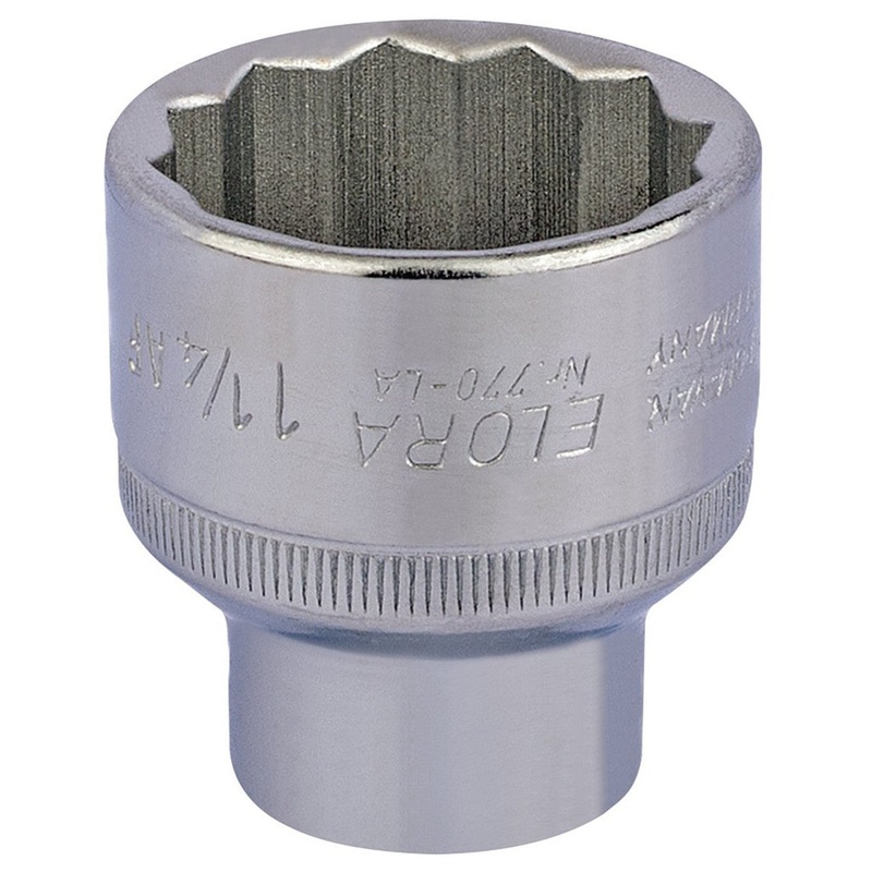 Draper 24517 1.1/4" AF Bi-Hex Socket 1/2" Dr