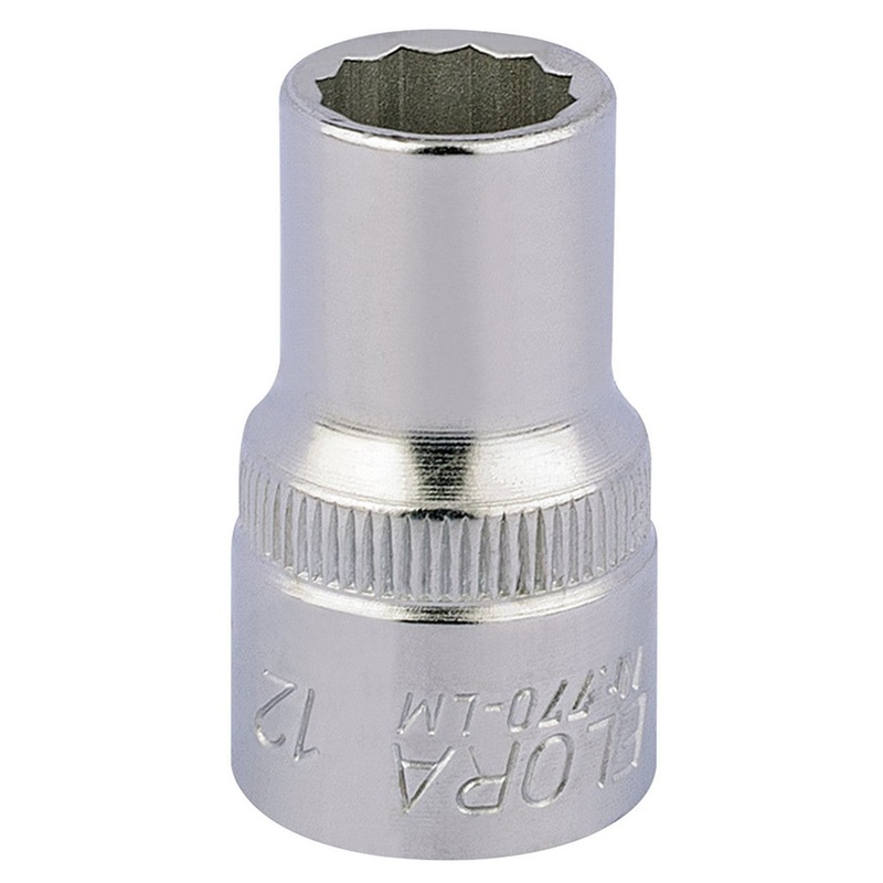 Draper 24575 12mm Bi-Hex Socket 1/2" Dr