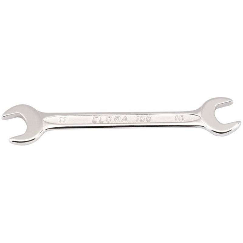 Elora 05400 Midget Metric Double Open End Spanner, 10 x 11mm