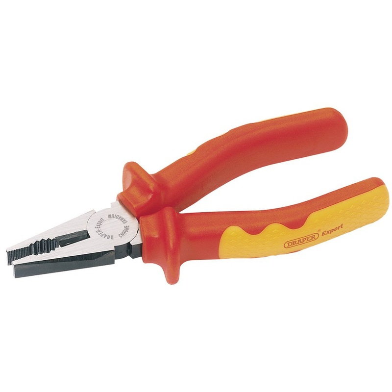 Draper 69170 VDE Approved Fully Insulated Combination Pliers, 160mm