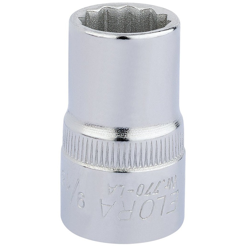 Draper 24369 9/16" AF Bi-Hex Socket 1/2" Dr
