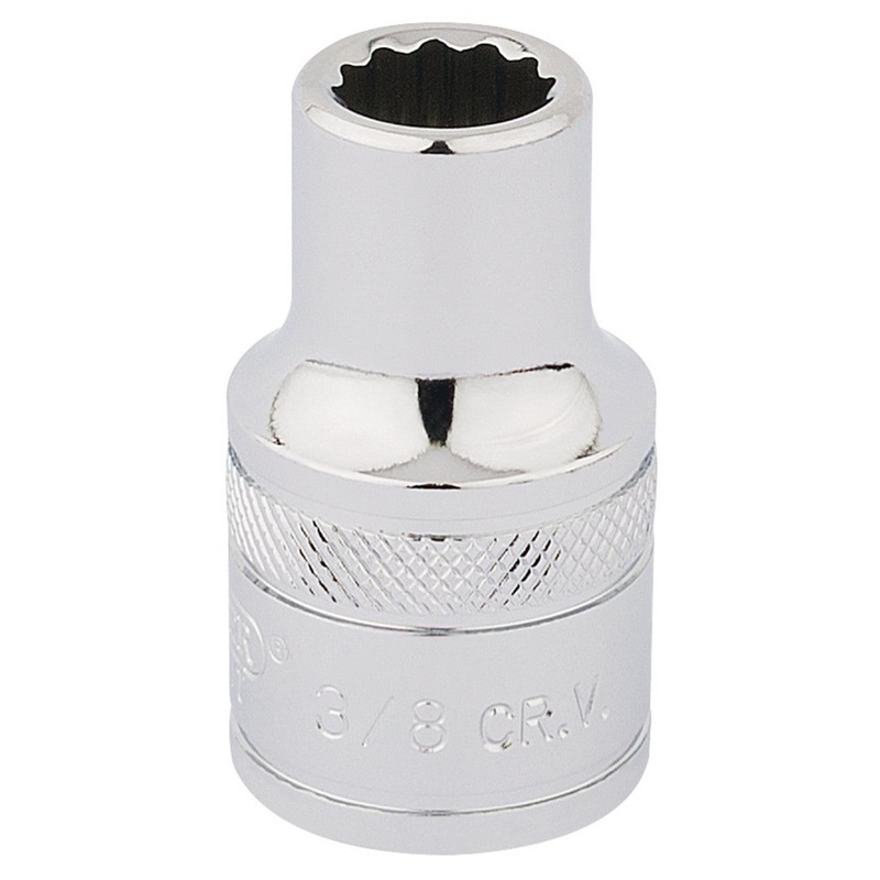 Draper 33599 HI-TORQ 12 Point Socket, 1/2" Sq. Dr., 3/8"