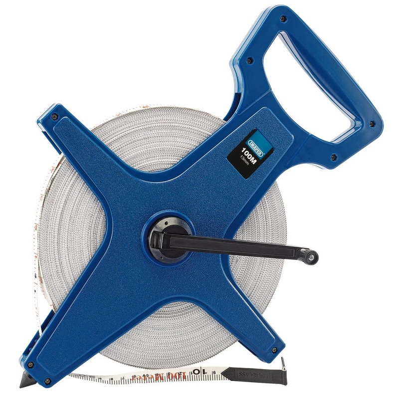 Draper 51091 Fibreglass Surveyor's Tape, 100m/330ft