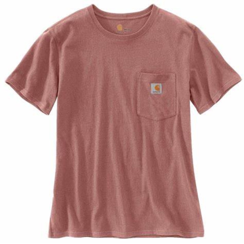 Carhartt 105740 Women's Lightweight Short Sleeve Crewneck T-Shirt, Cherry Blossom