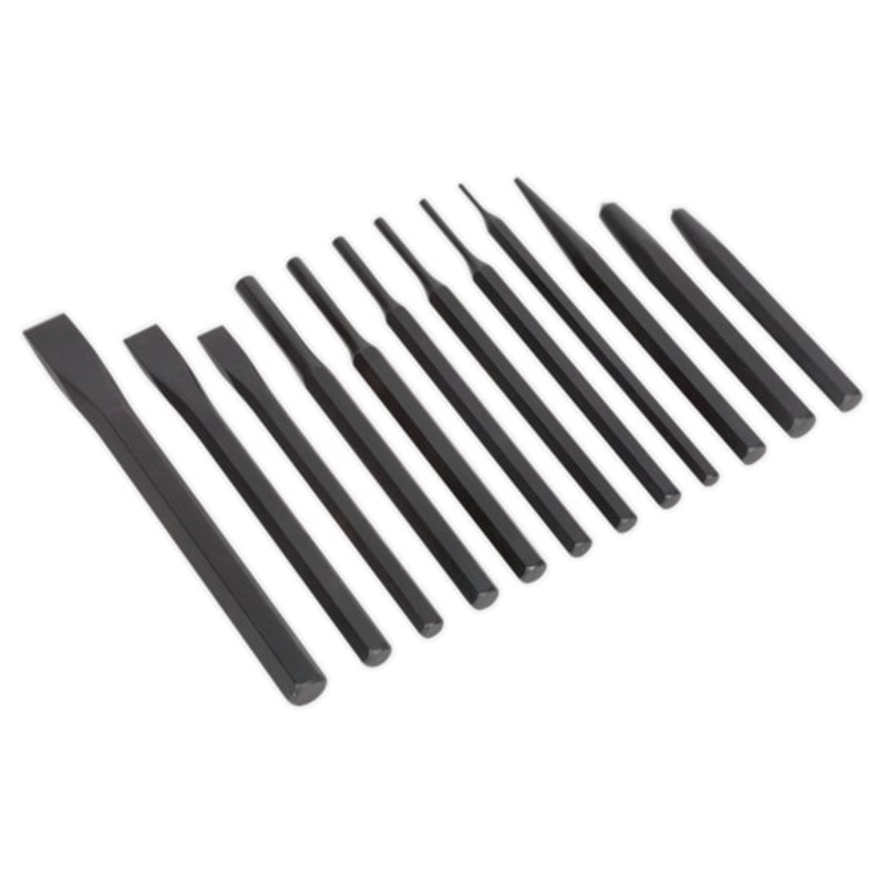 Sealey S0802 Punch & Chisel Set 12pc
