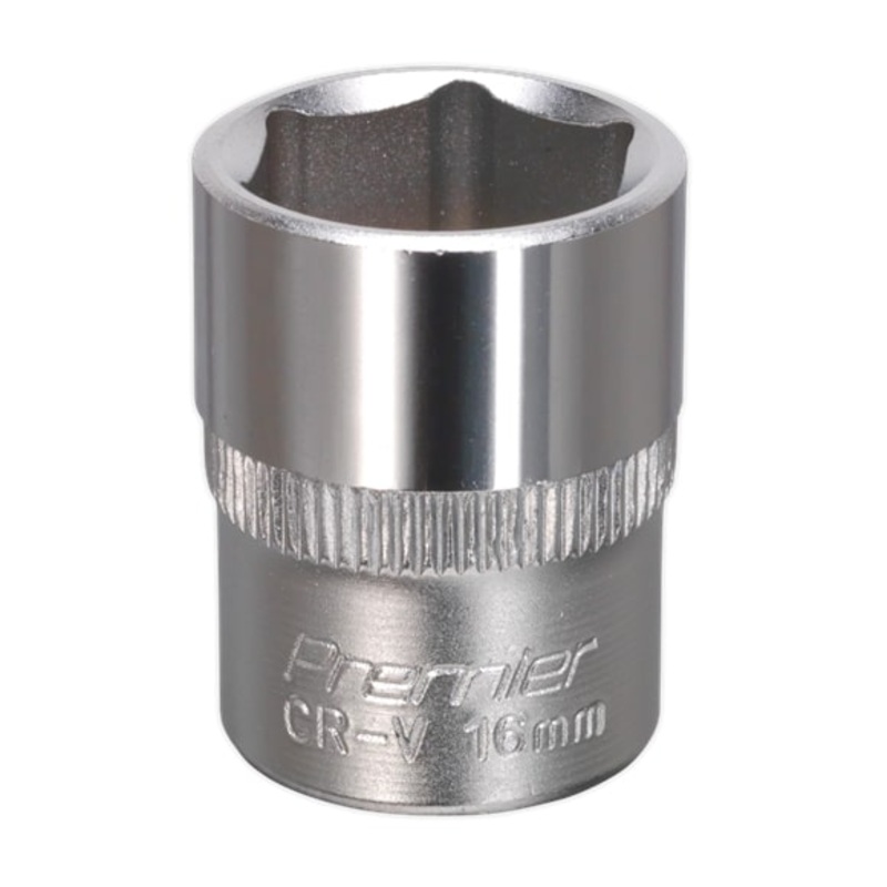 Sealey S3816 WallDrive Socket 16mm 3/8"Sq Drive