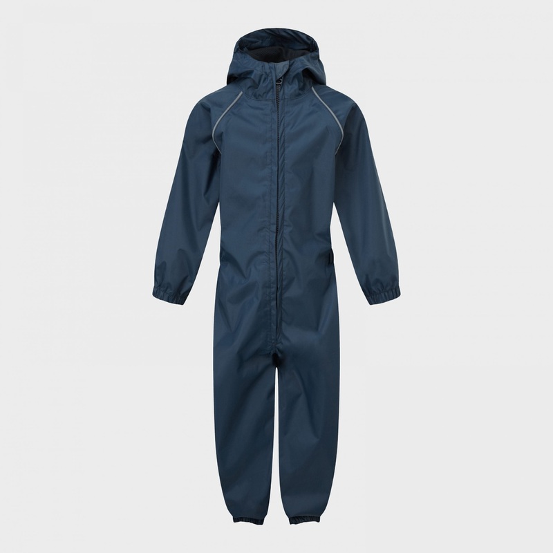 Castle Clothing Fort 323 Splashaway Childs Rainsuit, Navy Blue