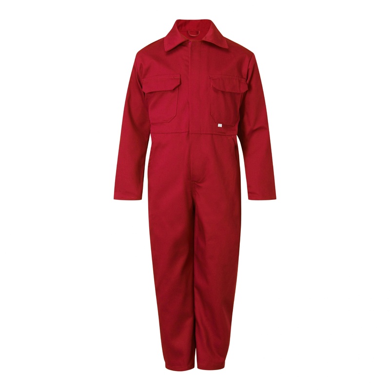 Castle Clothing Fort 333 Tearaway Junior Coverall, Red