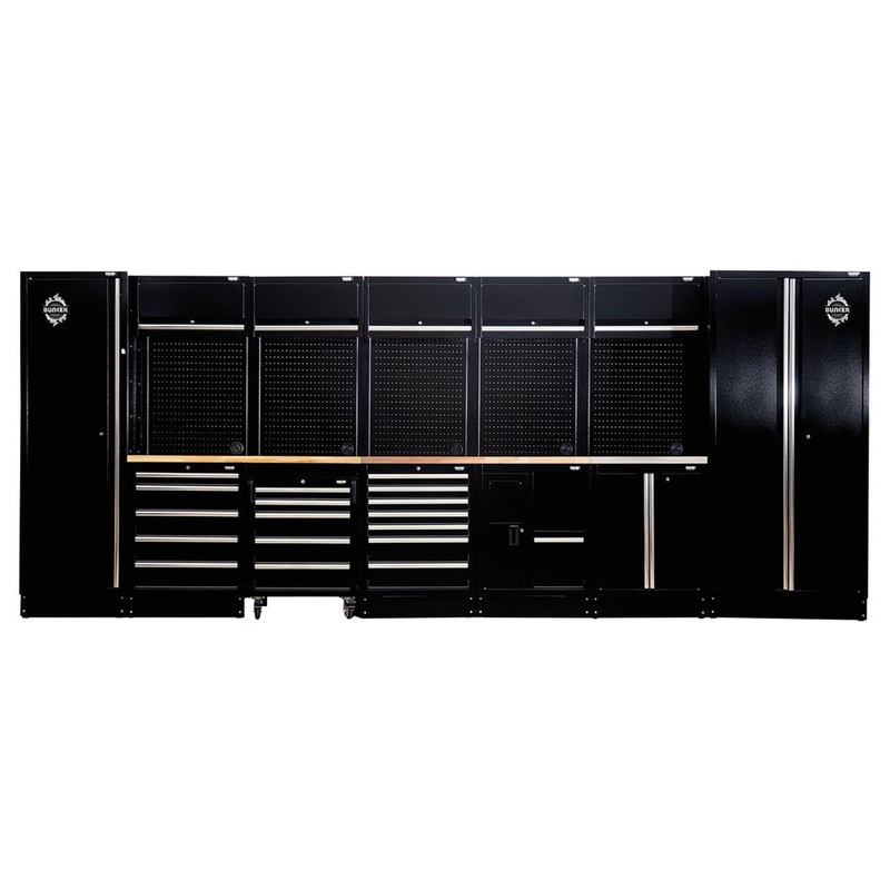 Draper 04389 Bunker Modular Storage Combo with Sink & Hardwood Worktop (25 Piece)