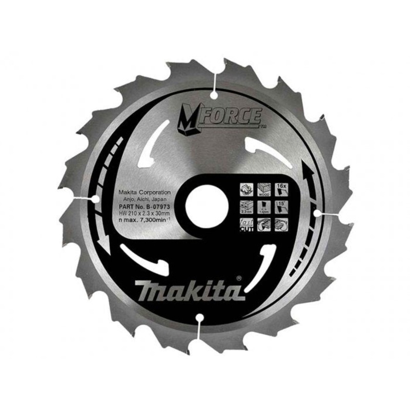 Makita B-07973 210mmx30mm 16T Circular Saw Blade