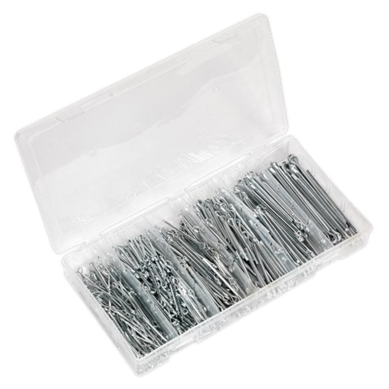 Sealey AB001SP 555 Piece Split Pin Assortment - Small Sizes