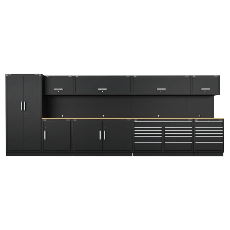 Sealey APMSOAK Complete Modular Workshop Storage Combination - Oak Worktop