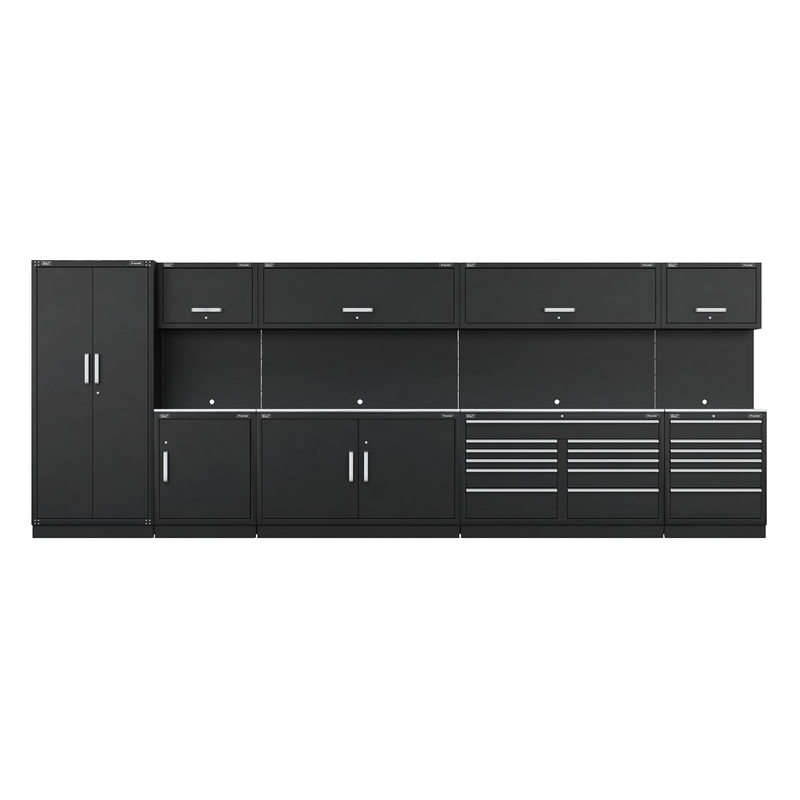 Sealey APMSSTEEL Complete Modular Workshop Storage Combination - Stainless Steel Worktop