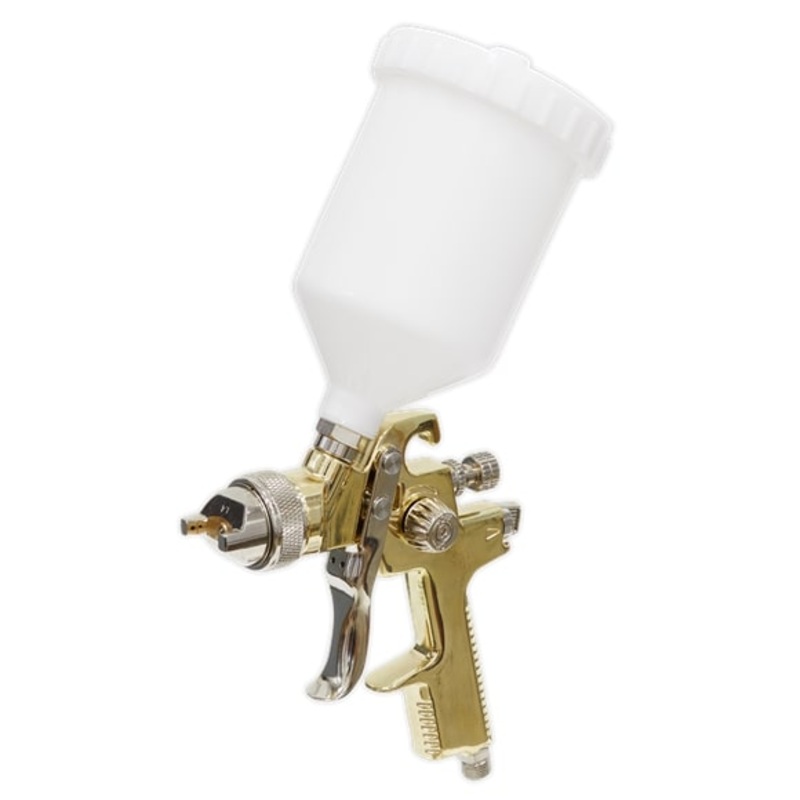 Sealey S701G Gravity Feed Spray Gun 1.4mm Set-Up Gold Series