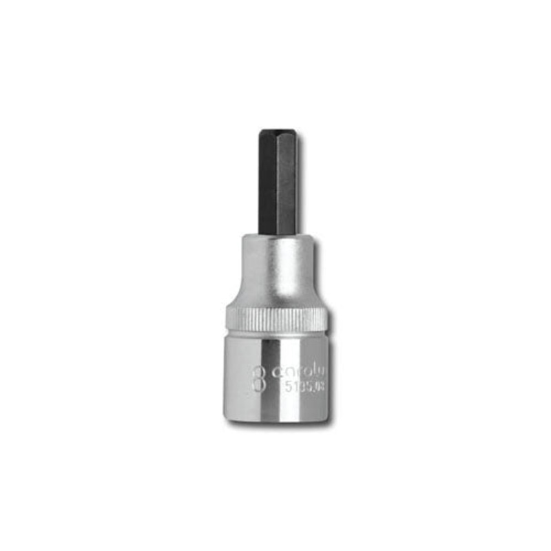 Gedore Carolus 1829319 Screwdriver Bit Socket 1/2", In-Hex, 60 mm Long, 5 mm