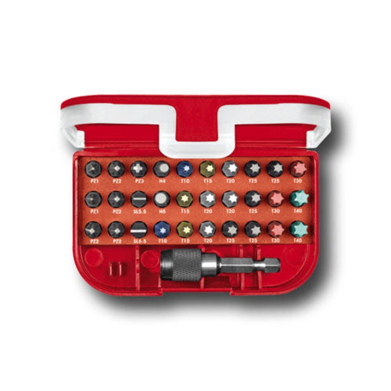 Gedore Carolus 2251175 Bit-Box Bicolor 1/4" 31 Pcs