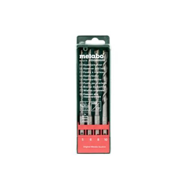 Metabo 4 Piece SDS-Plus-SP Set in Storage Case