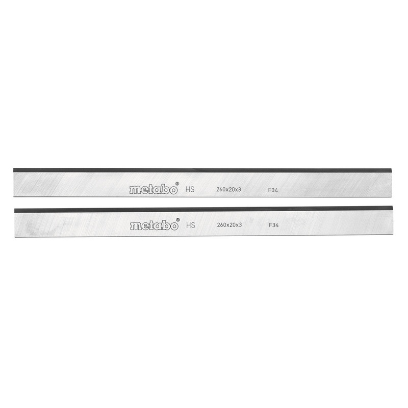 Metabo HSS Planer Blades 260x20x3mm, Pack of 2