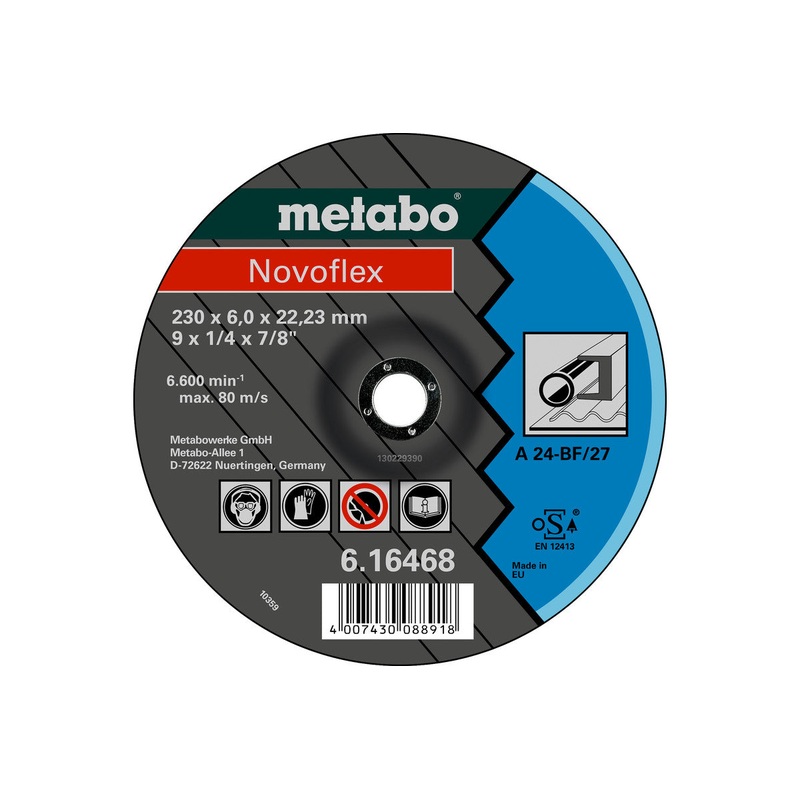 Metabo Novoflex 230x6.0x22.2 Steel Grinding Disc