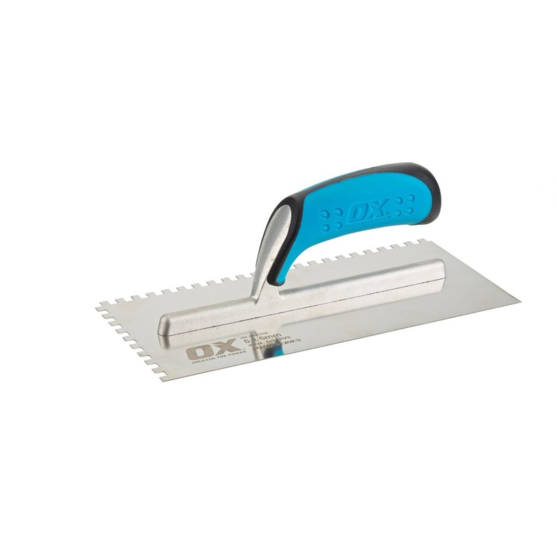 OX Tools P403208 Pro 8mm Notch Trowel