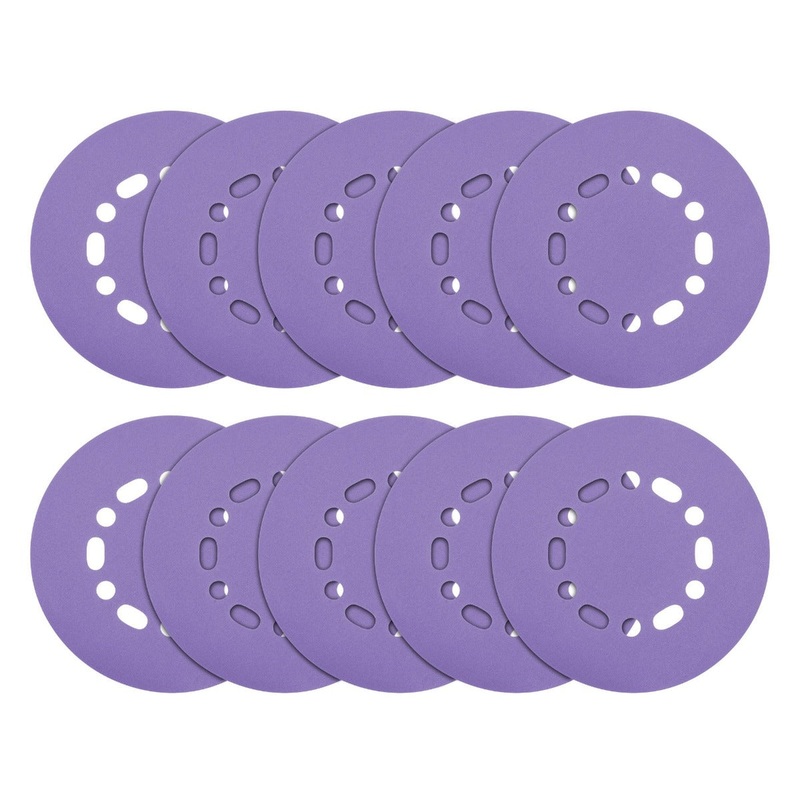 Trend AB/150/180A Aluminium Oxide Random Orbital Sanding Disc 180 Grit 150mm 10pc