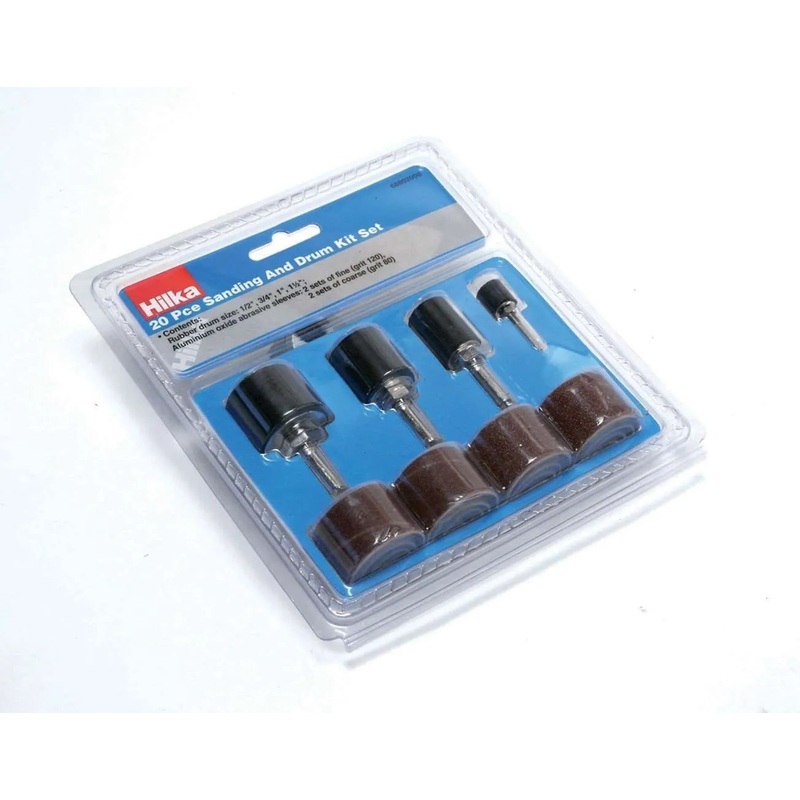 Hilka 20 Piece Sanding & Drum Kit Set