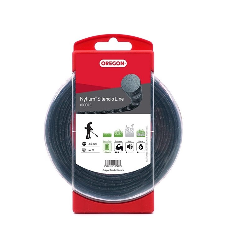 Oregon 800013 Nylium Silencio Trimmer Line Wire, 3.5mm x 40m