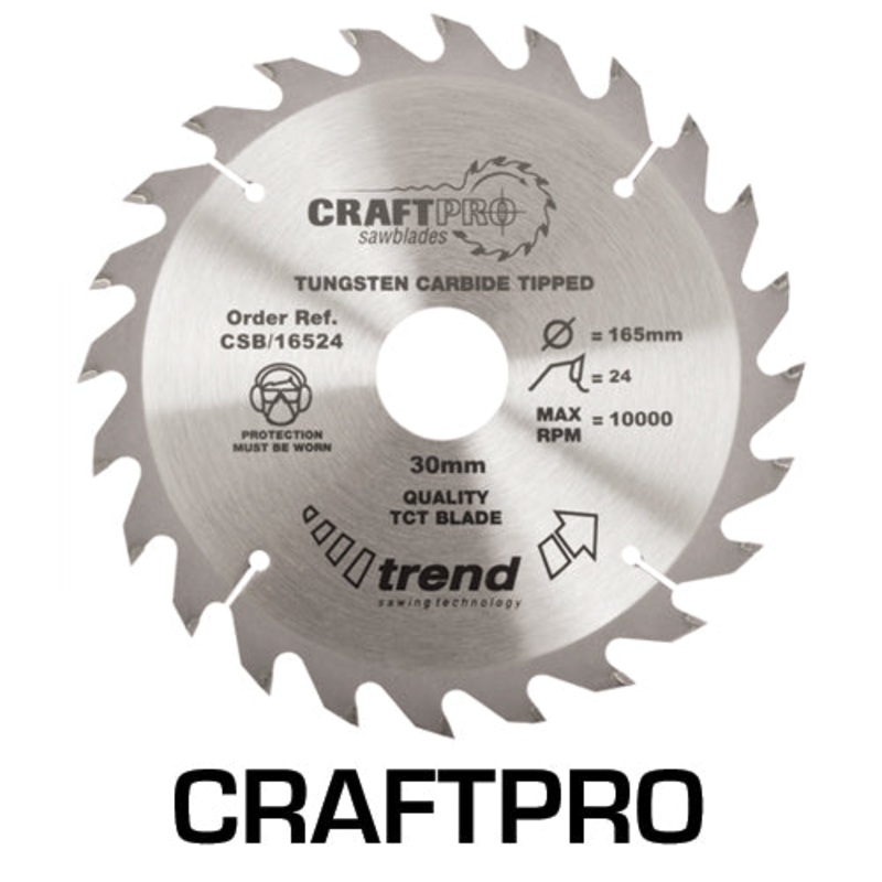 Trend Craft Saw Blade 300mm x 24T x 30mm