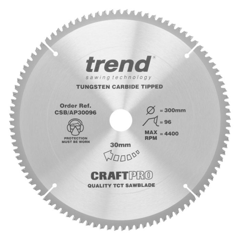 Trend Craft Saw Blade TCP 300 x 96T x 30