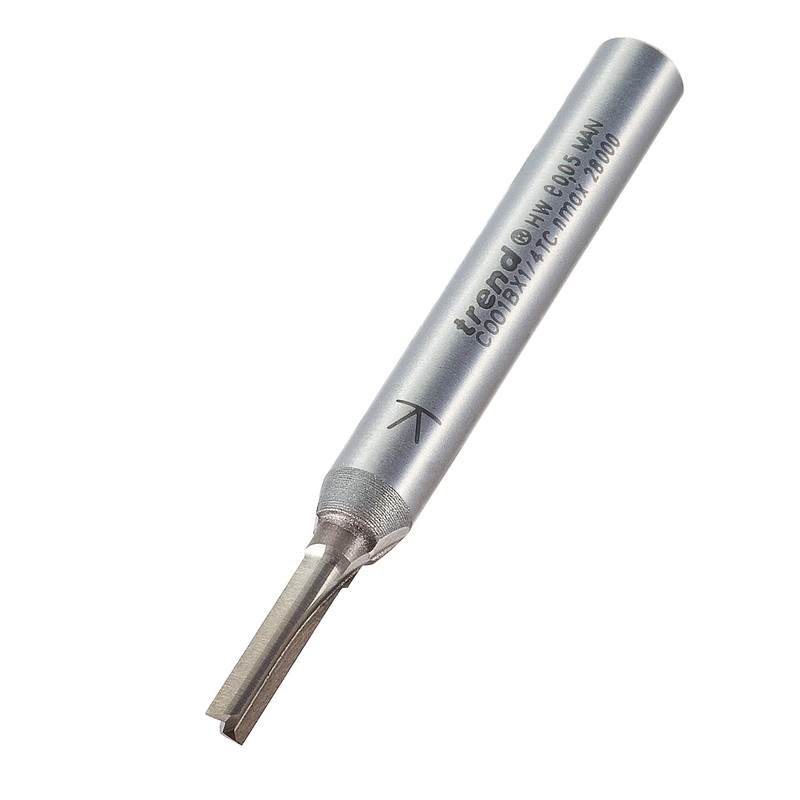 Trend Two Flute Cutter 3.2mm Diameter x 12.7mm