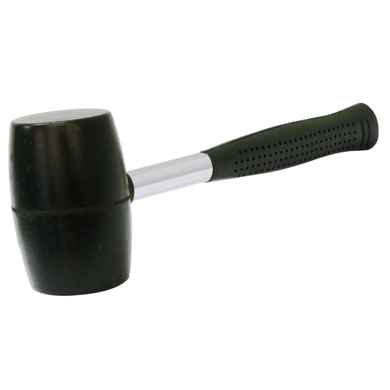 16oz Tubular Steel Rubber Mallet