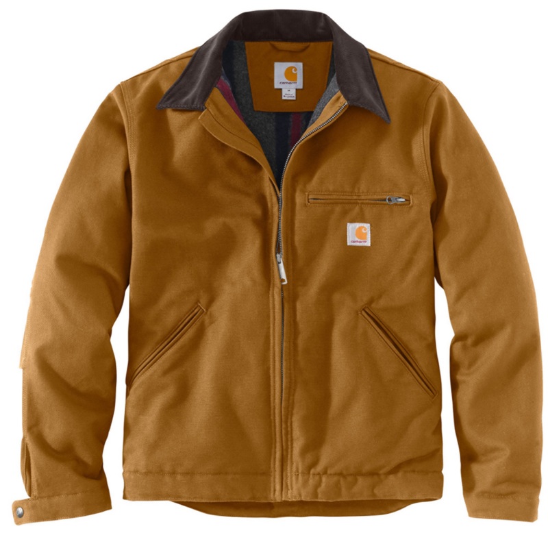 Carhartt 103828 Duck Detroit Jacket, Carhartt Brown