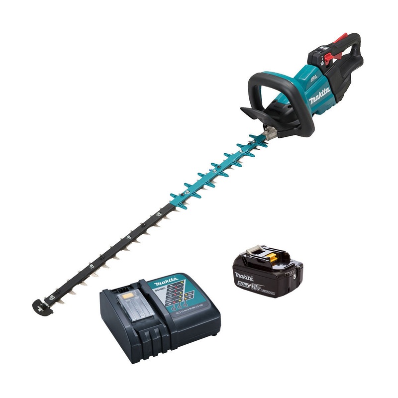 Makita DUH751 Single 18v Brushless Hedgetrimmer 75cm - 1 x 5.0Ah + Charger