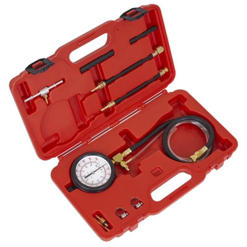 Sealey VSE211 Fuel Injection Pressure Test Kit - Test Port