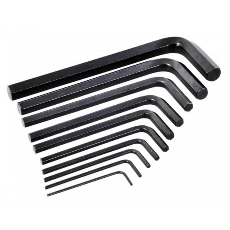 10pc Hex Key Set 1.5 - 10mm