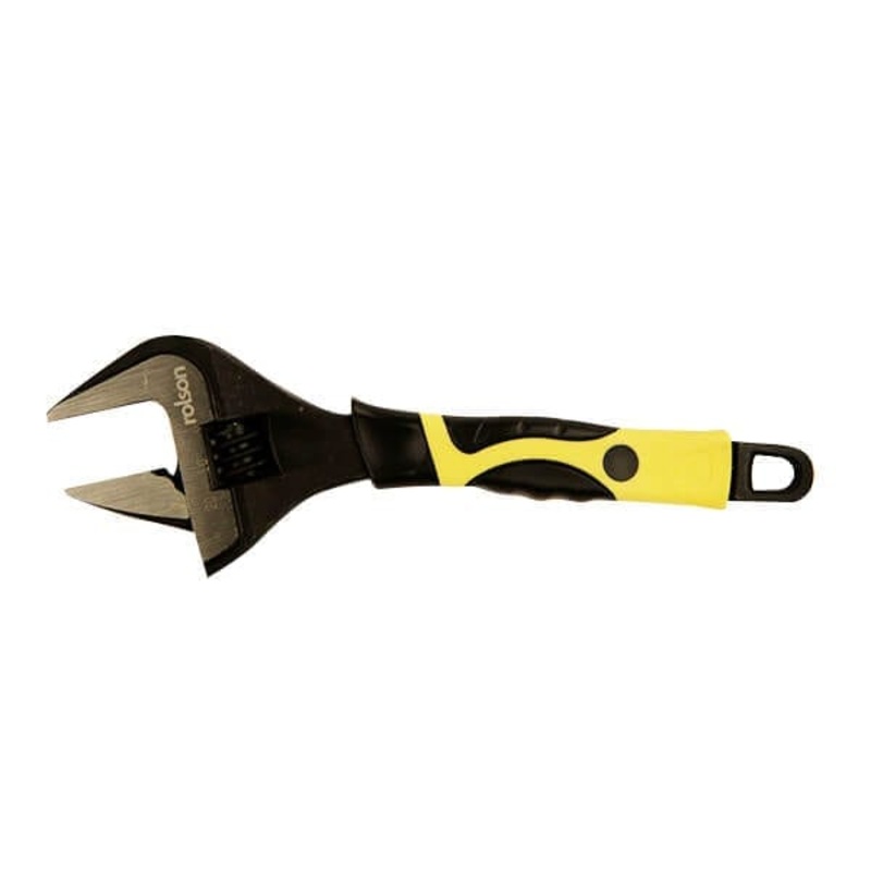 200mm Extra Wide Jaw Slimline Adjustable Wrench