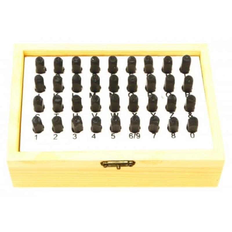 36 Piece Letter and Number Stamp Set