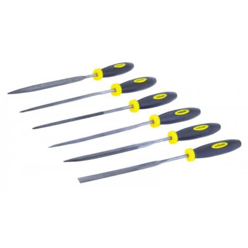 6 Piece 140mm Needle File Set