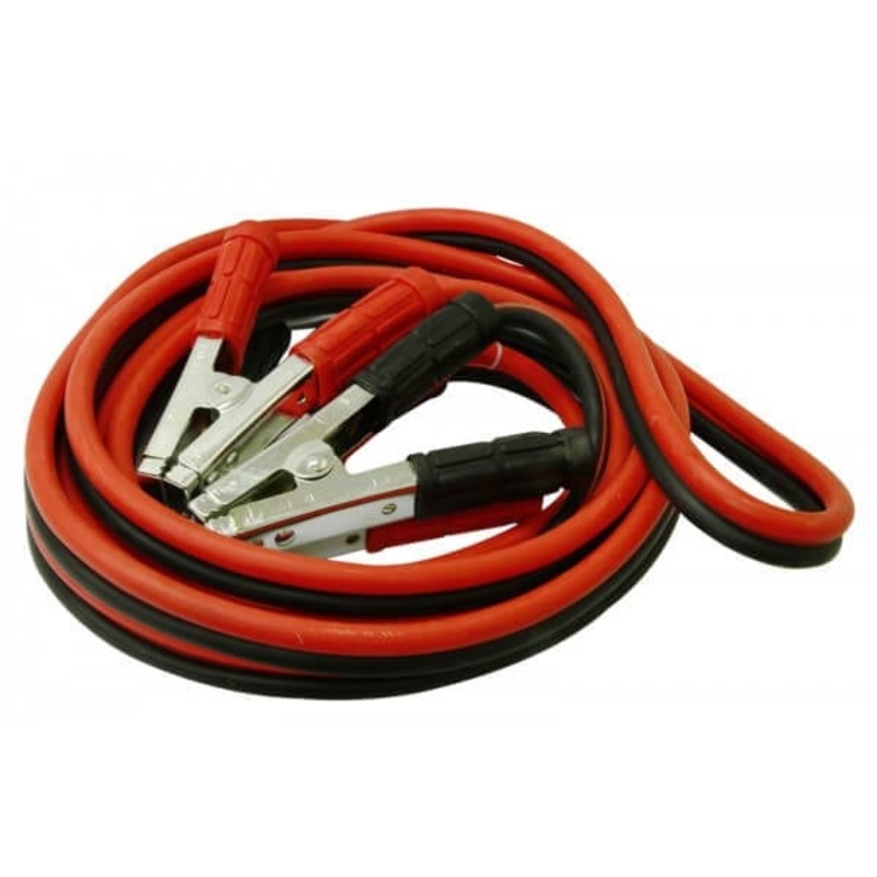 800 Amp Jump Leads 42940: 6m Long with low resistance cable and robust sprung clips