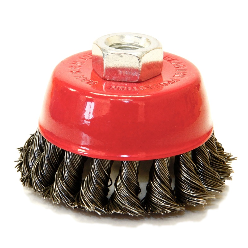 Twist Knot Wire Cup Brush