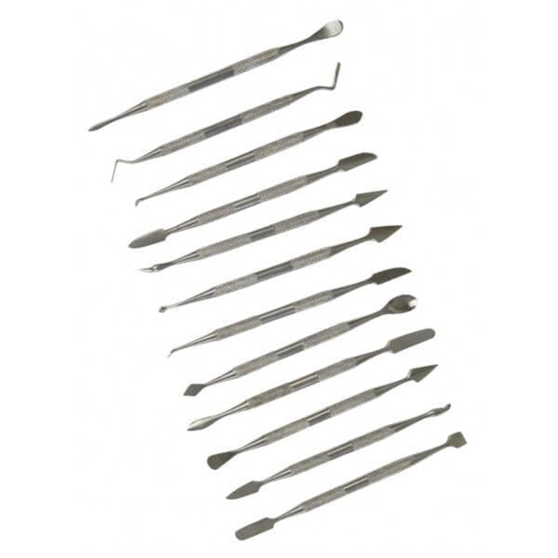 12pc Wax Carver Set Stainless Steel