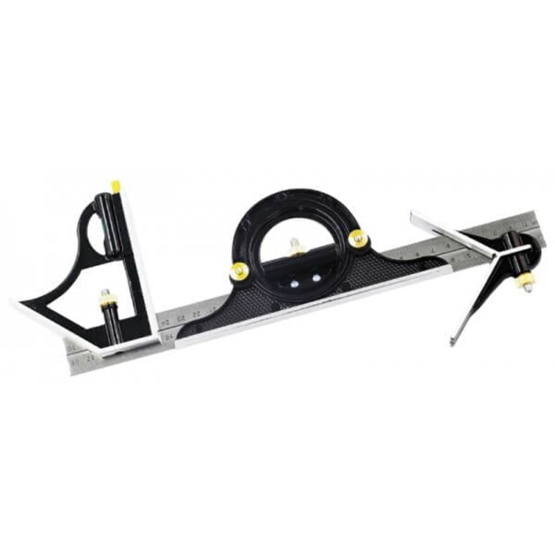 300mm Combination Square Set With Protractor
