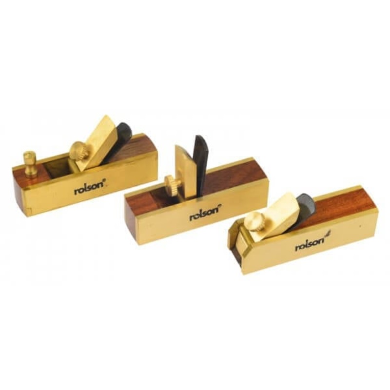 3pc Mini Brass Plane Kit