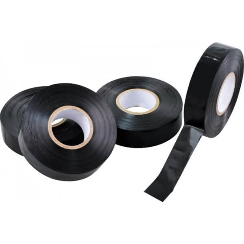4pc Black Insulating Tape 19mm x 33m