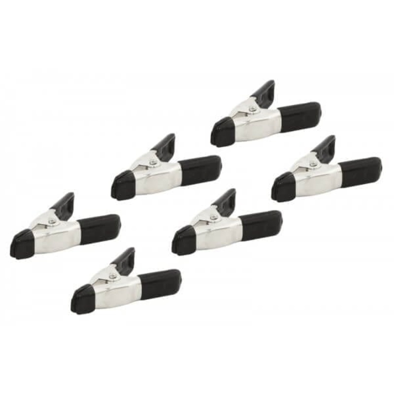 6pc 50mm Spring Clamp Set