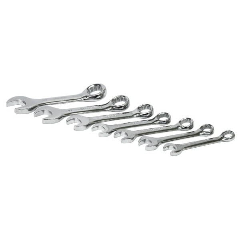 7pc Stubby Spanner Set CRV